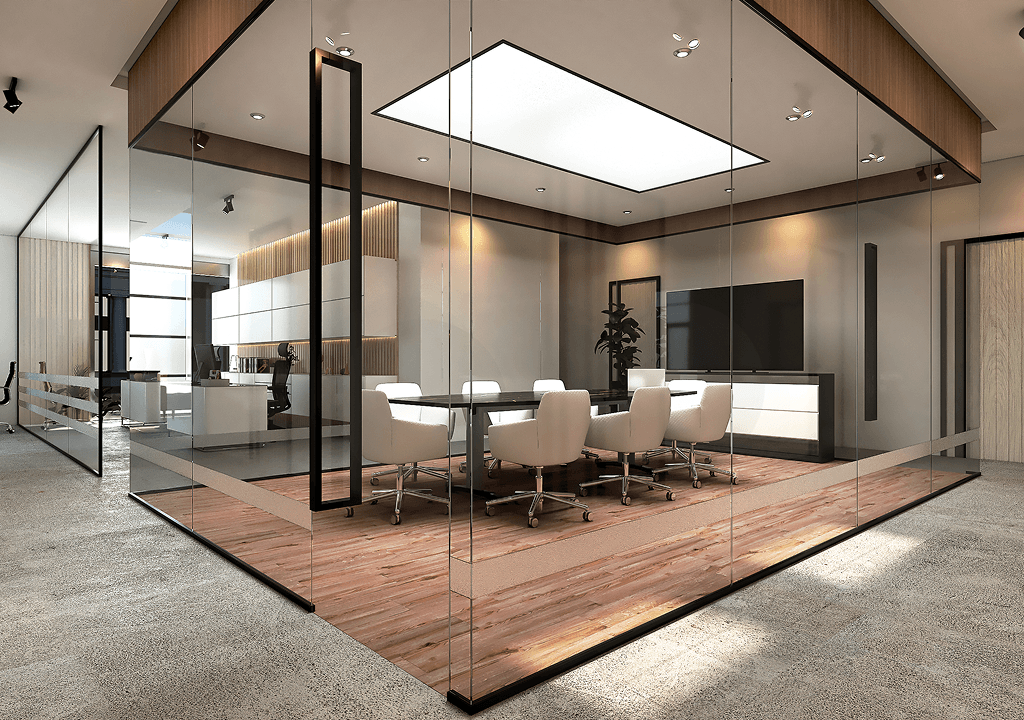 San Jose tenant improvement office with modern layout